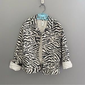 Size 10/11 Zebra Print Coat